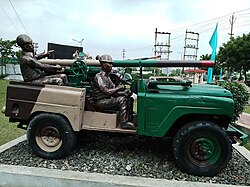 Jonga mounted with 105 mm RCL guns which destroyed most of the tanks during the 1965 and 1971 Indo-Pakistani wars