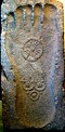 1st century Gandhara Buddha footprint