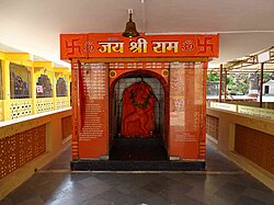 View of small Hanuman Temple at Tungareshwar Temple.