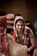 An Indian bride.