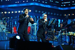 Ajay(left)-Atul(right) Live performance in Pune