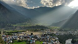 View of Gulabgarh Town in Kishtwar
