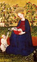 Madonna of the Strawberries, the Upper Rhenish Master, 1420–1430