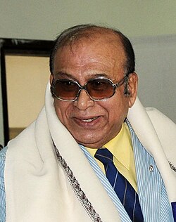 Former India national team player P. K. Banerjee.
