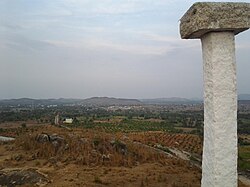 Aerial view of Sodam seen from Seethamma Gutta.