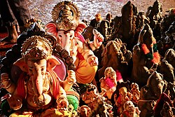 Shree Ganesh Festival, Malaka Pond, Hyderab