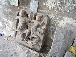 Ancient statues around Banganga Tank, Walkeshwar
