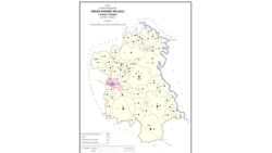 Map showing Lachhi Khera (#654) in Hilauli CD block