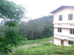 View of Physical Education Department from Mechanical Block