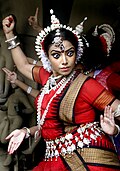 Bhattcharyaa and her troupe practicing to welcome the upcoming Durga Festival at Heritage house Sovabazar Rajbari in Calcutta on Saturday 17 September 2005.