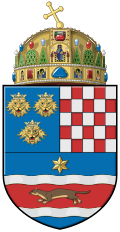 Coat of arms of the Kingdom of Croatia-Slavonia (1868–1918).