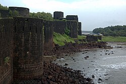 Bastions of vijaydurg.jpg