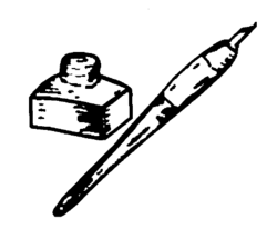 Ink-pot & Pen