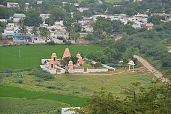 View of the Kodair village from the near by hilltop (Ramalingeshwara Gutta)
