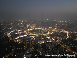 Aerial view of Connaught Place, 2023