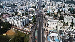Sujatha Nagar junction aerial view
