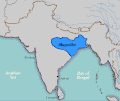 Pataliputra as a capital of the Magadha Empire.