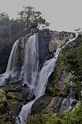 View near waterfall basin