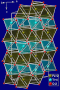 Crystal structure of ilmenite