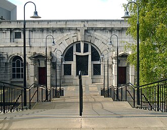 Crypt of Liverpool Metropolitan Cathedral 1933–41, the only part of Lutyens's design built