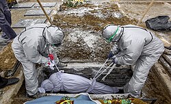 Burial in Hamadan, Iran