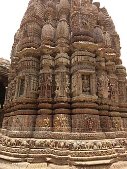 Back view of Garbhagriha