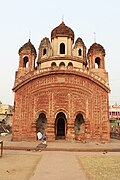 Nava-ratna Radha Binode temple at Jaydev Kenduli, Birbhum district