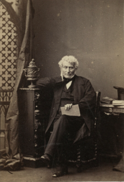 A photograph of Edward Law, 1st Earl of Ellenborough, taken in London in 1861 by Camille Silvy
