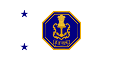 Rear Admiral ensign of Indian Navy.svg
