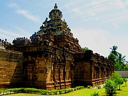A Hindu temple in Tamil style