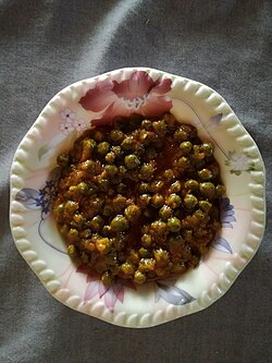 Vegetable dish known as Kairan (or Doran) ji Bhaaji prepared in Tharparkar, Sindh