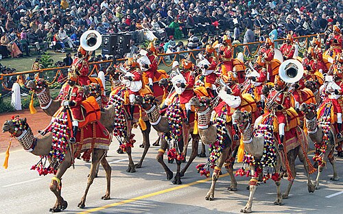 Border Security Force personnel on Republic Day.