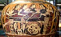 Thetis and the Nereids mourning Achilles, Corinthian black-figure hydria, c. 555 BCE (Louvre, Paris)
