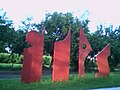 Sculpture on campus
