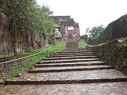 The way inside the fort