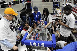 photo of the FIRST Robotics Competition in Washington, D.C