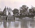 Cluster of 4 Char-chala Shiva temples at Dhakeshwari Temple complex, Dhaka, Bangladesh