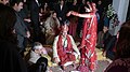 An Indian Hindu wedding ceremony in progress.