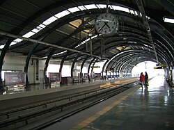 A Metro Station in Dwarka