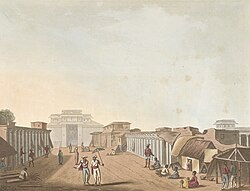 A Street Leading To The Palace Of Bangalore by James Hunter (d.1792) (the gateway in the end is on the right side of next 2 photos)