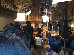 Shooting in progress of the Jodha Akbar