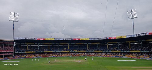 A view of the Stadium during the India vs New Zealand Test Match, October 2024