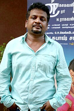 Director A Sarkunam at the Manjapai Press Meet.jpg