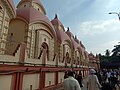 Cluster of 12 At-chala Shiva temples at Dakshineswar Temple complex, North 24 Parganas