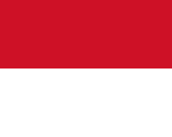 State Flag of the Principality of Monaco