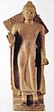 Buddha, standing, inscribed: "Gift of Abhayamira in 154 GE" 474 CE in the reign of Kumaragupta II. Sarnath Museum.[7]