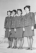WRINS, 1945. Moina Imam second from left.