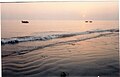 Bakkhali Beach during high tide