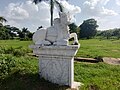 Nandi statue at clover leaf junction