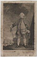 1795 engraving of a portrait by Sir Joshua Reynolds (1723-1792), the original of which hung in Haldon House in 1832[13] now at location unknown. National Portrait Gallery, London